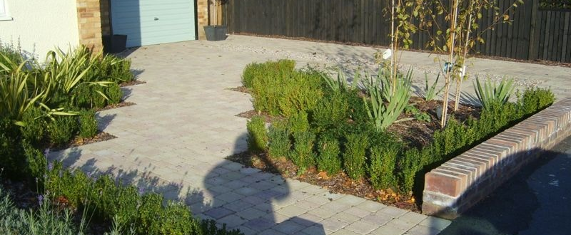 Block paving driveway