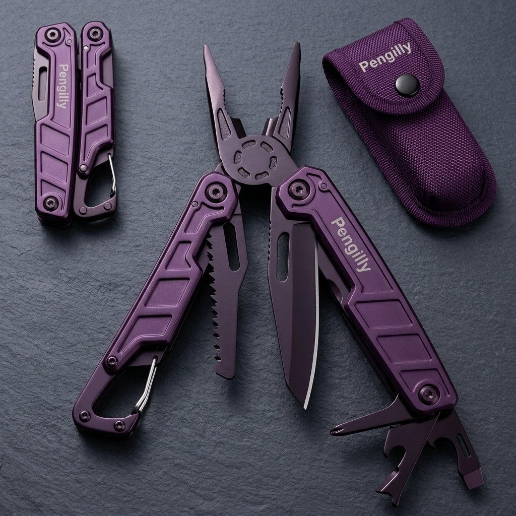 Pengilly Landscapes 11-in-1 Pocket Multi-Tool with Knife, Saw and Clip PL-HT-002-3