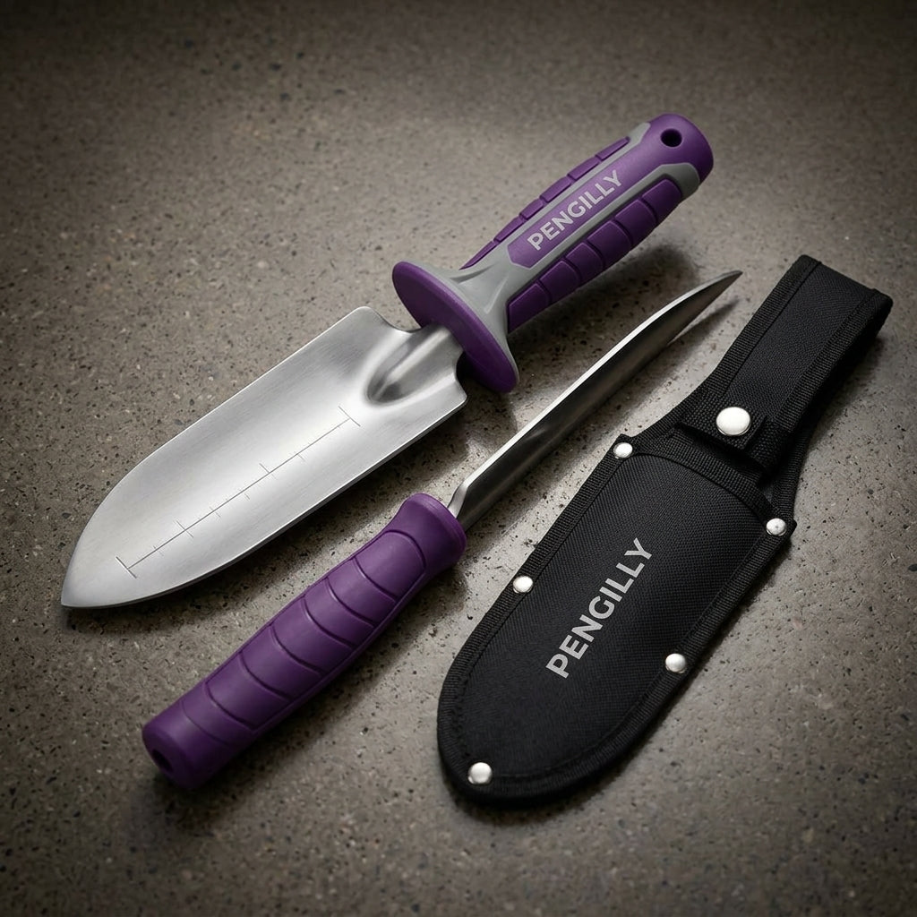 Pengilly Landscapes Garden Knife with 7" Stainless Blade and Oxford Sheath PL-HT-003-3