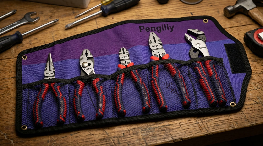 Pengilly Landscapes 5-Piece Cr-V Pliers Set with Storage Pouch PL-PL-002-1