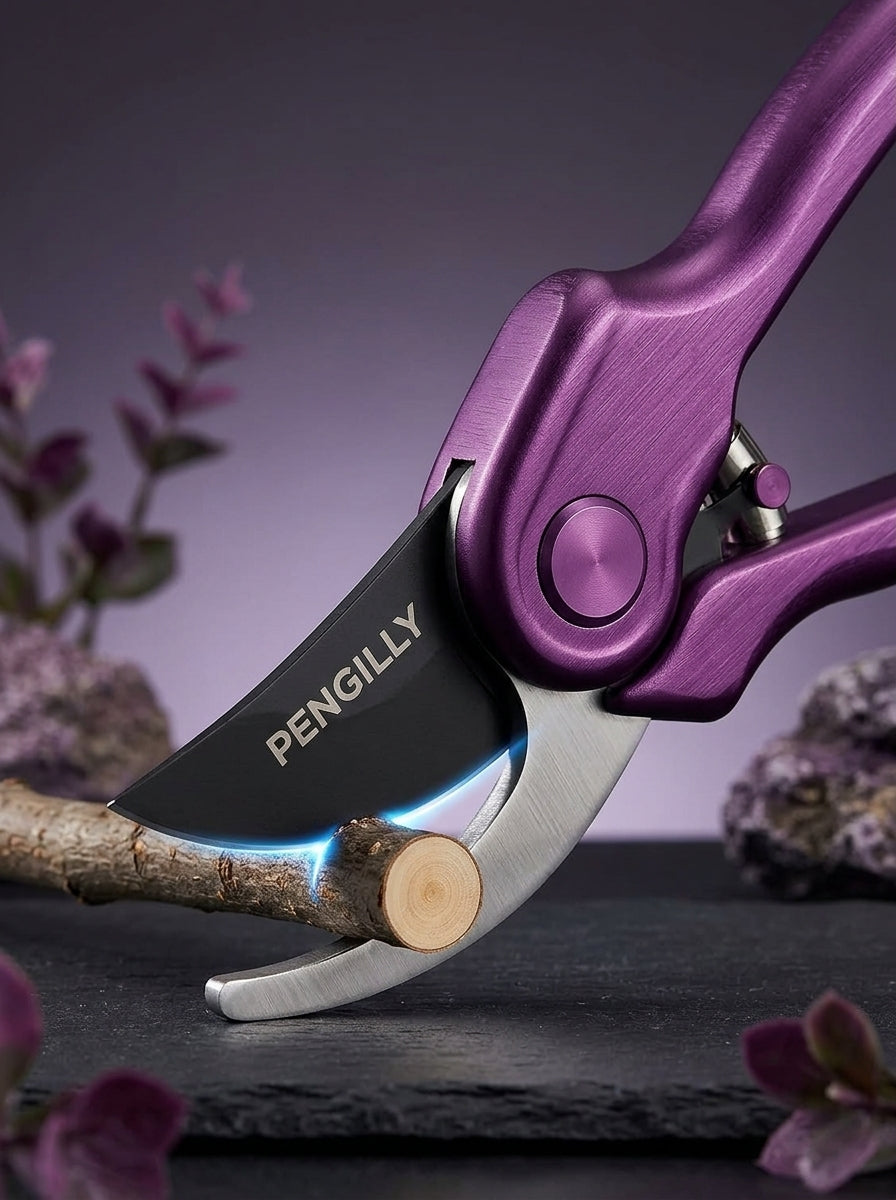 Pengilly Landscapes 8" Bypass Pruning Shears with Dual-Size Opening  PL-PR-004-3