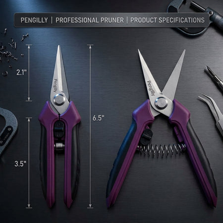 Pengilly Landscapes 6.5" Precision Snips with Sheaths, 2-Pack