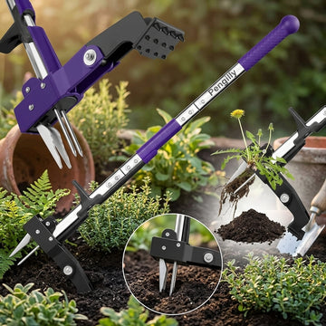 Pengilly Landscapes Stand-Up Weed Puller, 39" Handle, 4-Claw Steel Head PL-WP-001-1