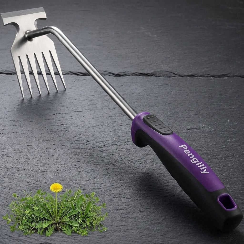 Pengilly Landscapes 15" 6-Tine Hand Weeder for Deep Roots PL-WP-003-1