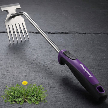 Pengilly Landscapes 15" 6-Tine Hand Weeder for Deep Roots PL-WP-003-1